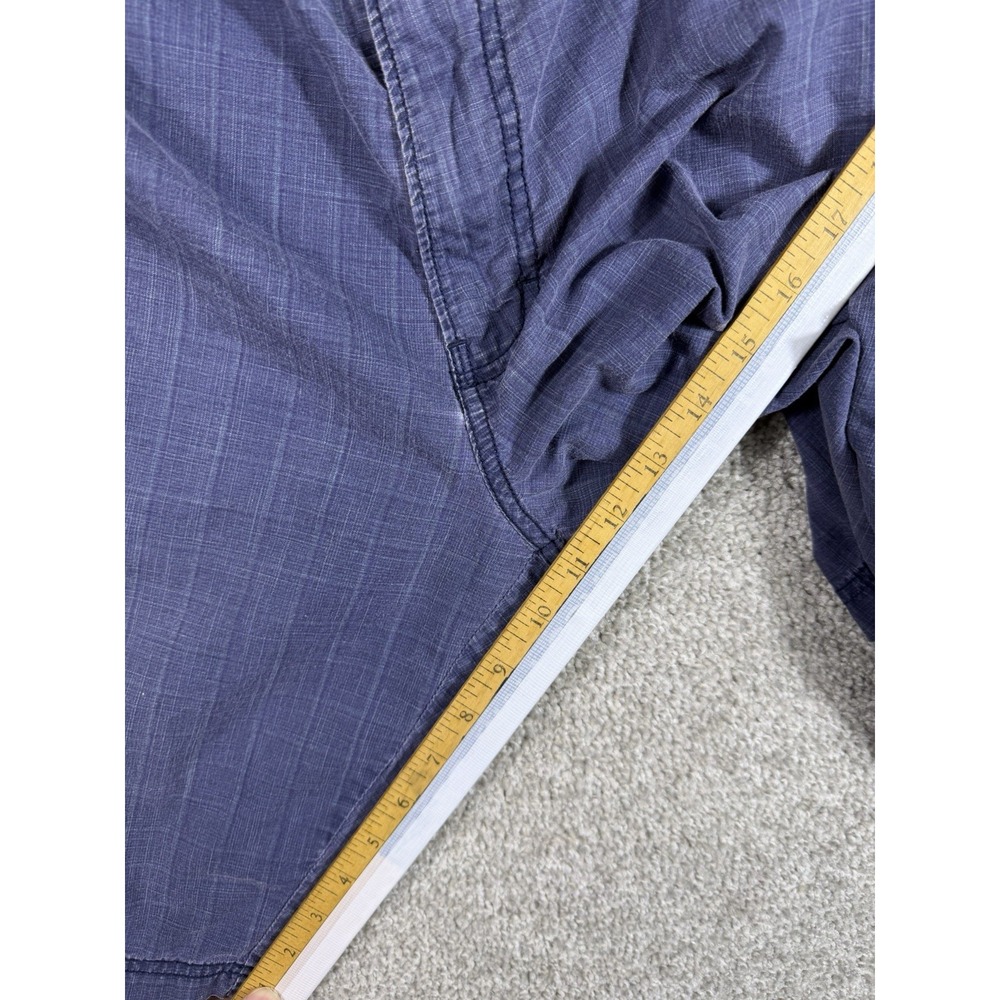 Men's Joseph Abboud Cargo Shorts, Size 40, Blue Plaid, 100% Cotton - Picture 7 of 8